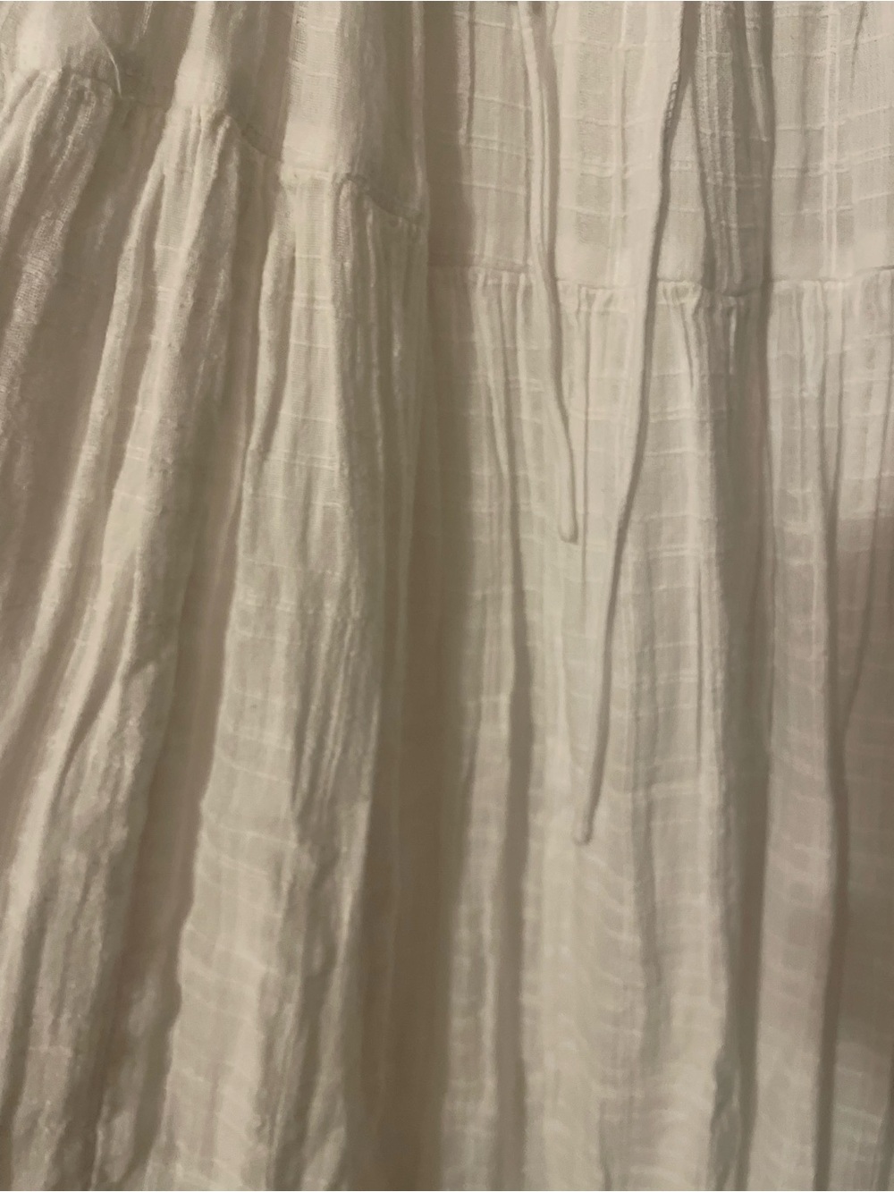J. Crew White Smocked Midi Sundress with Spaghetti Straps - Picture 6 of 6